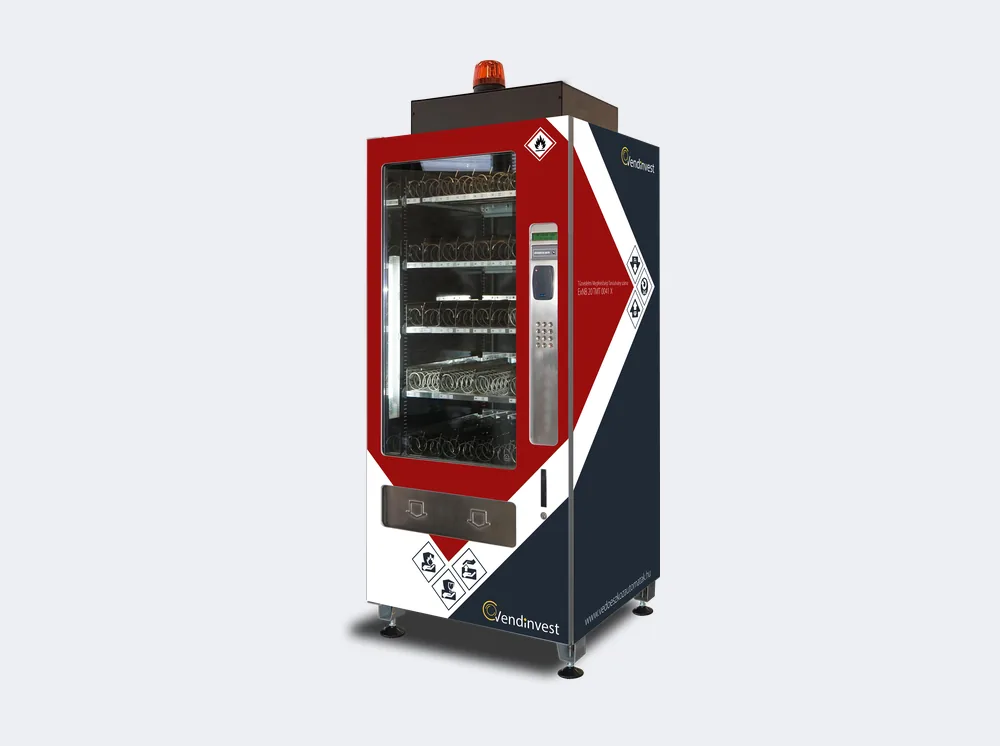 Výdajný automat v prevádzke s horľavými látkami