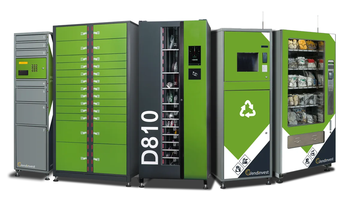 Portfólio výdajných automatov Vendinvest